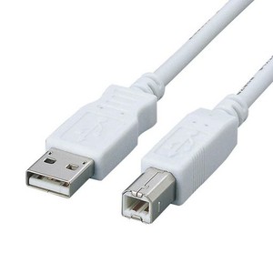 エレコム USBケーブル 【B】 USB2.0 (USB A オス TO USB B オス) フェライトコア内蔵 1.5M USB2-FS15