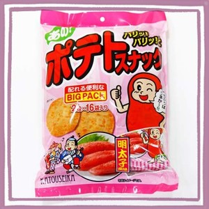 かとう製菓 ポテトスナック明太子風味BIGPACK 16袋