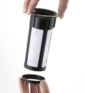 IWAKI(イワキ) 耐熱ガラス コーヒーサーバー 水出しコーヒー & ティー 角型サーバー 1.0L フィルター付き T296KF2-BK