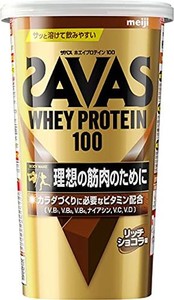 明治 ザバス(savas) ホエイプロテイン100 リッチショコラ味【14食分】 294g