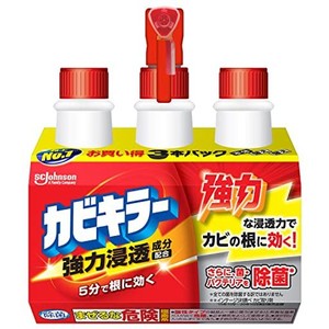 カビキラー カビ取り 3本パック 本体 400G+付け替え用 400G×2本 お風呂用洗剤 詰め替え カビ除去スプレー 掃除 お風呂 浴槽 掃除 まとめ