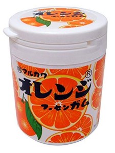 丸川製菓 マルカワ オレンジマーブルガム ボトル 130G×3個