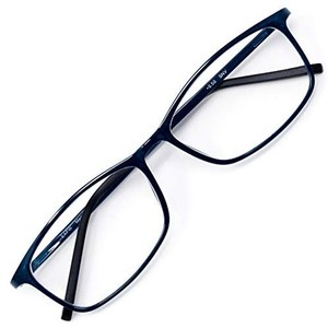 アイウェアエア 老眼鏡 おしゃれ メンズ レディース ブルーライトカット ウェリントン スマートネイビー +0.50