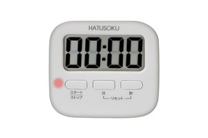 HATUSOKU サイレントモード搭載 光るタイマー キッチンタイマー 勉強タイマー 学習タイマー マグネット スタンド 吊り下げ (ホワイト)