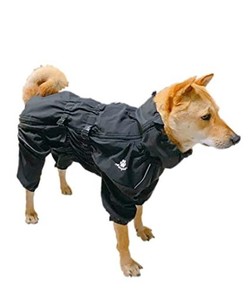 ASMPET 犬 レインコート カッパ 完全防水 ペット用品 雨具 防水 防雪 小型犬 犬 服 レインコート 着脱簡単 梅雨対策 犬 レインコート お