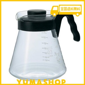 HARIO(ハリオ) V60コーヒーサーバー 実用容量1000ML ブラック 日本製 VCS-03B