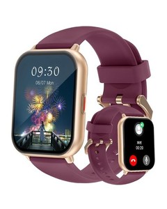 RUIMEN スマートウォッチ 通話機能付き レディース SMART WATCH IPHONE アンドロイド対応 女性生理周期管理 歩数計 腕時計 着信通知 睡眠