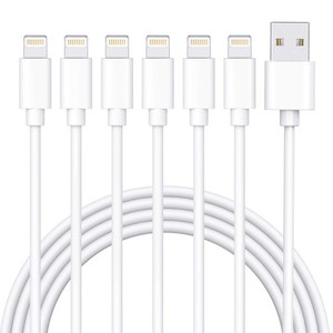 SUNDIX FOR IPHONE 充電ケーブル ライトニングケーブル 1M 6本セット アイフォン USB 充電コード LIGHTNING ケーブル IPHONE IPAD IPOD A