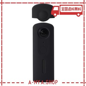 RICOH THETA V専用 S/SC兼用【新バージョン】カバー 保護ケース マイク穴あり レンズキャップ付き 360全天球カメラ用 OS962