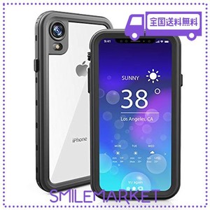 IPHONE XR 防水ケース DINGXIN IP68防水規格 防水 防雪 防塵 耐震 耐衝撃 アイフォンXRケース 防水 6.1インチ 対応 ストラップホール付き