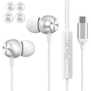 タイプ C イヤホン 有線 【2024新登場】 IPHONE15対応 USB TYPE C イヤホン マイク付き HIFI音質 イヤホン マイク ハイレゾ カナル型 イ