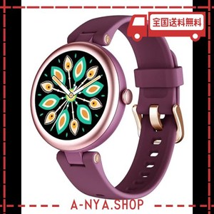 SHANG WING スマートウォッチ レディース 小さめ 腕時計 女性用 SMART WATCH WOMEN 1.09インチ高精細画面 IPHONE/ANDROID対応 着信通知 2