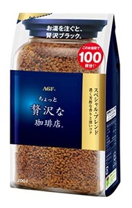 AGF ちょっと贅沢な珈琲店 スペシャルブレンド 袋 200G 【 インスタントコーヒー 】【 詰め替え エコパック 】