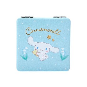 サンリオ ポケットミラー コンパクトミラー シナモロール シナモン CINNAMOROLL 6×6×0.9CM 新生活 身の回り小物 キャラクター 328715 S