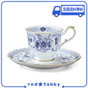 NARUMI(ナルミ) ミラノ コーヒーカップ&ソーサー(1客) ボーンチャイナ 9682-6561