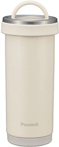 ピーコック マグボトル aks-r40 wy スノーホワイト 400ml 水筒 保温 タンブラー ふた付き 魔法瓶 タンブラーボトル