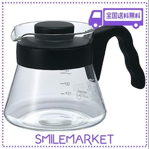 HARIO(ハリオ) V60コーヒーサーバー ？電子レンジ/食洗機対応 450ML ブラック 日本製 VCS-01B