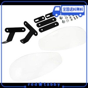 バイクパーツセンター(BIKE PARTS CENTER) ナックルバイザー 汎用 ナックルガード 風防寒 クリア314606