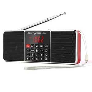 【PSE認証済】GEMEAN J-288 ポータブル ラジオ ワイド FM AM ステレオ 携帯ラジオ BLUETOOTH スピーカー 