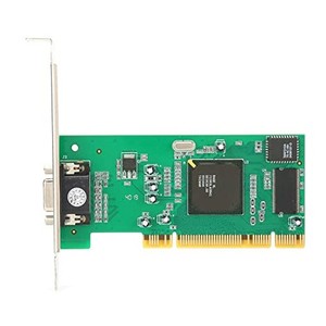 グラフィックカード、グラフィックカードモジュールボードVGA PCI 8MB32ビットデスクトップコンピュータアクセサリATIRAGEXL用マルチディ