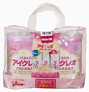 アイクレオ バランスミルク 800G×2缶セット(サンプル付き) 粉ミルク ベビー用【0ヵ月~1歳頃】