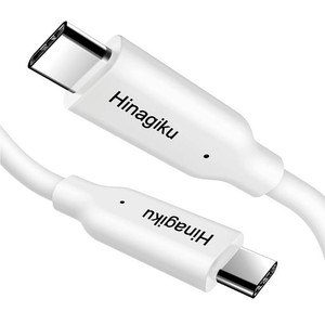 HINAGIKU USB-C TO USB-C ケーブル、USB 3.2 GEN 2、転送速度 (10GBPS)、急速充電、POWER 