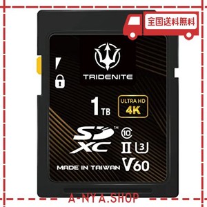 TRIDENITE 1TB SDカード 読取り最大 245MB/S, UHS-II U3 V60 4K UHD, PROFESSIONAL GRADE SDXC メモリーカード 【日本国内正規品 AMAZON.