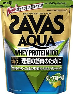 ザバス(SAVAS) アクアホエイプロテイン100+クエン酸 グレープフルーツ風味【40食分】 840G