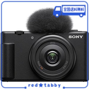 ソニー(SONY) コンパクトデジタルカメラ VLOGCAM VLOG用カメラ ZV-1F ボディ ウィンドスクリーン付属 20MM F2.0 単焦点レンズ ブラック Z