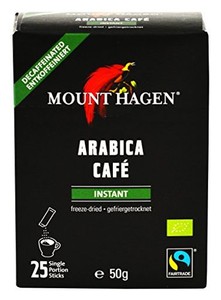 マウント ハーゲン オーガニック フェアトレード カフェインレス インスタントコーヒー スティック 50g(2g×25p) インスタント(スティッ