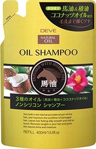 熊野油脂 ディブ 3種のオイルシャンプー(馬油・椿油・ココナッツオイル)400ML