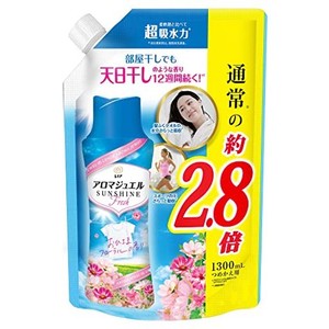 レノア ハピネス アロマジュエル 香り付け専用ビーズ おひさまフローラル 詰め替え 大容量 1,300ML