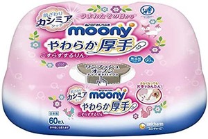 ムーニーおしりふきやわらか厚手本体60枚ムーニーおしりふきやわらか厚手本体60枚