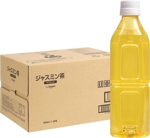 BY AMAZON ジャスミン茶 ラベルレス 500ML×24本 (HAPPY BELLY)