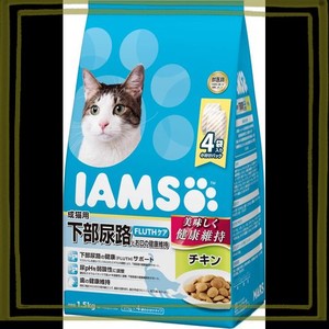 アイムス (IAMS) キャットフード 成猫用 下部尿路とお口の健康維持 チキン 1.5KG