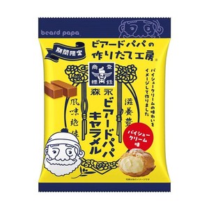 森永製菓 ビアードパパキャラメル＜パイシュークリーム味＞ 69G×6袋