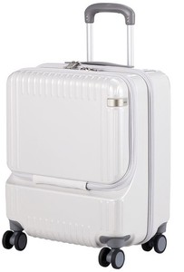 [エース トーキョー] スーツケース キャリーケース キャリーバッグ 機内持ち込み Sサイズ 1泊2日 2泊3日 37L フロントポケット キャスタ