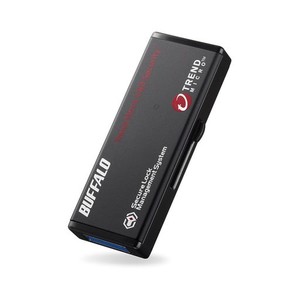 バッファロー BUFFALO USB3.0 セキュリティーUSBメモリー ウイルスチェック 5年 64GB RUF3-HS64GTV5