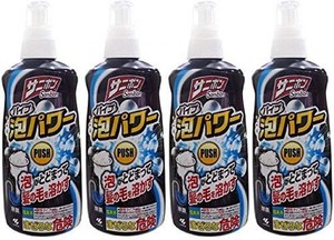 【まとめ買い】サニボン パイプ泡パワー 排水パイプのつまりや悪臭をスッキリ解消 本体 400ML×4個