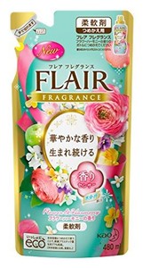フレアフレグランス 柔軟剤 フラワー&ハーモニーの香り 詰替用 480ML