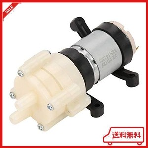 ダイヤフラムポンプ 自吸式 1.5-2L/MIN DC12V 小型 静音 軽量 R385