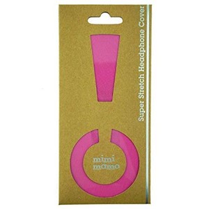 傷んだイヤーパッドが復活 mimimamo スーパーストレッチヘッドホンカバー m (ピンク) ※各機種への対応はメーカーhpのヘッドホン対応表を