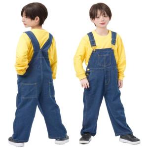 [MKDAER] ミニオン コスプレ 春秋冬 2点セット ハロウィン クリスマス パーティー お誕生日 プレゼント USJ ユニバ 子供 キッズ こども 