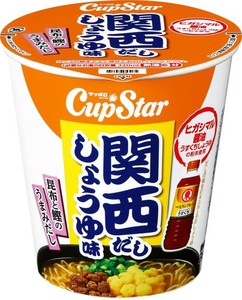 サッポロ一番 カップスター ヒガシマル醤油うすくちしょうゆ使用 関西だししょうゆ味 64G ×12個