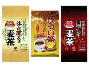 お茶の丸幸 お湯出し、水出しで美味しい一揃い(はと麦入り麦茶 10G×30P,黒豆入り麦茶10G×30GP,ほうじ茶ティーバッグ 5G×50P)