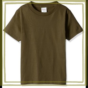 [プリントスター] 半袖 Tシャツ 5.6オンス へヴィー ウェイト Tシャツ 00085-CVT_K ボーイズ オリーブ 110CM