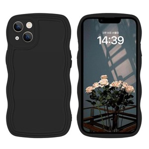 GUAGUA IPHONE 13 MINI ケース ウェーブ いPHONE 13MINI 保護カバー TPU うねうね 可愛い 韓国 おしゃれ 人気 ソフト バンパー 耐衝撃 超