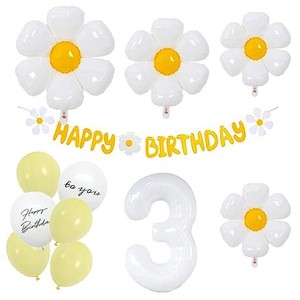 3歳 誕生日 飾り付け、誕生日 バルーン 誕生日 飾り バースデー 飾り バルーンフラワー 誕生日 かざりつけ 女の子