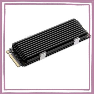 M.2 2280 SSD専用ヒートシンク 熱暴走対策 DEEAR SSD専用放熱 アルミニウム合金ヒートシンク PC/PS5 M.2 PCIE NVME SSDをサポート ルシリ