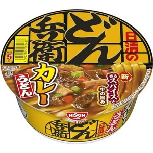 日清食品 日清のどん兵衛 カレーうどん [香るスパイスと牛の旨み] カップ麺 86G ×12個